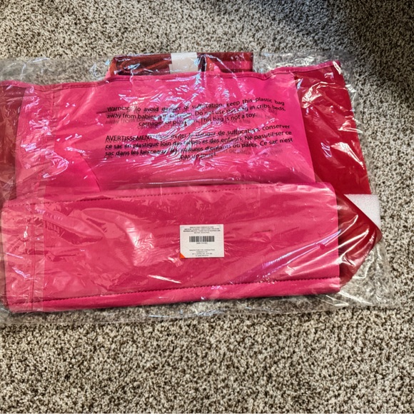 Summersalt Red and Pink Tote Bag Vibrant and Eye-Catching - Picture 2 of 2